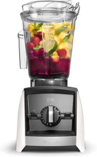 Vitamix A2500 Ascent Series Smart Blender de qualité professionnelle, récipient à profil bas de 1 oz Blanc