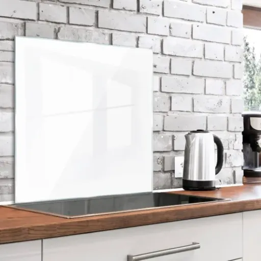 Avis murando Crédence Verre Cuisine 60x60 cm : une plaque anti-projection déco à prix raisonnable
