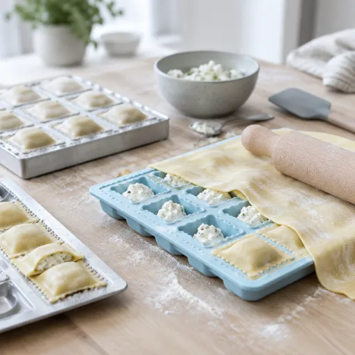 Choisir un moule pour ravioli : guide complet pour un plan de travail bien pensé