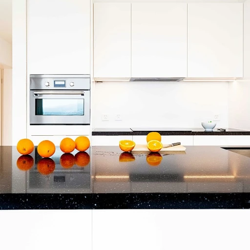 Optimiser l'espace avec un plan de travail de cuisine