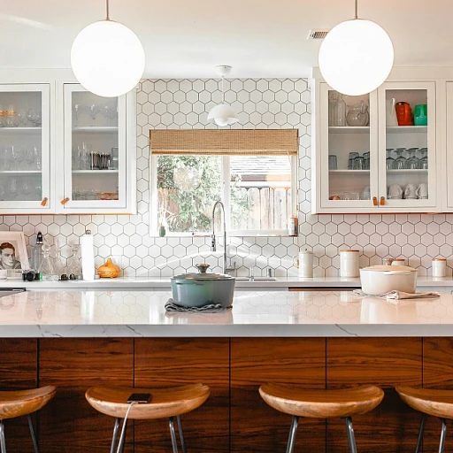 Les secrets des plans de travail dans les cuisines modernes