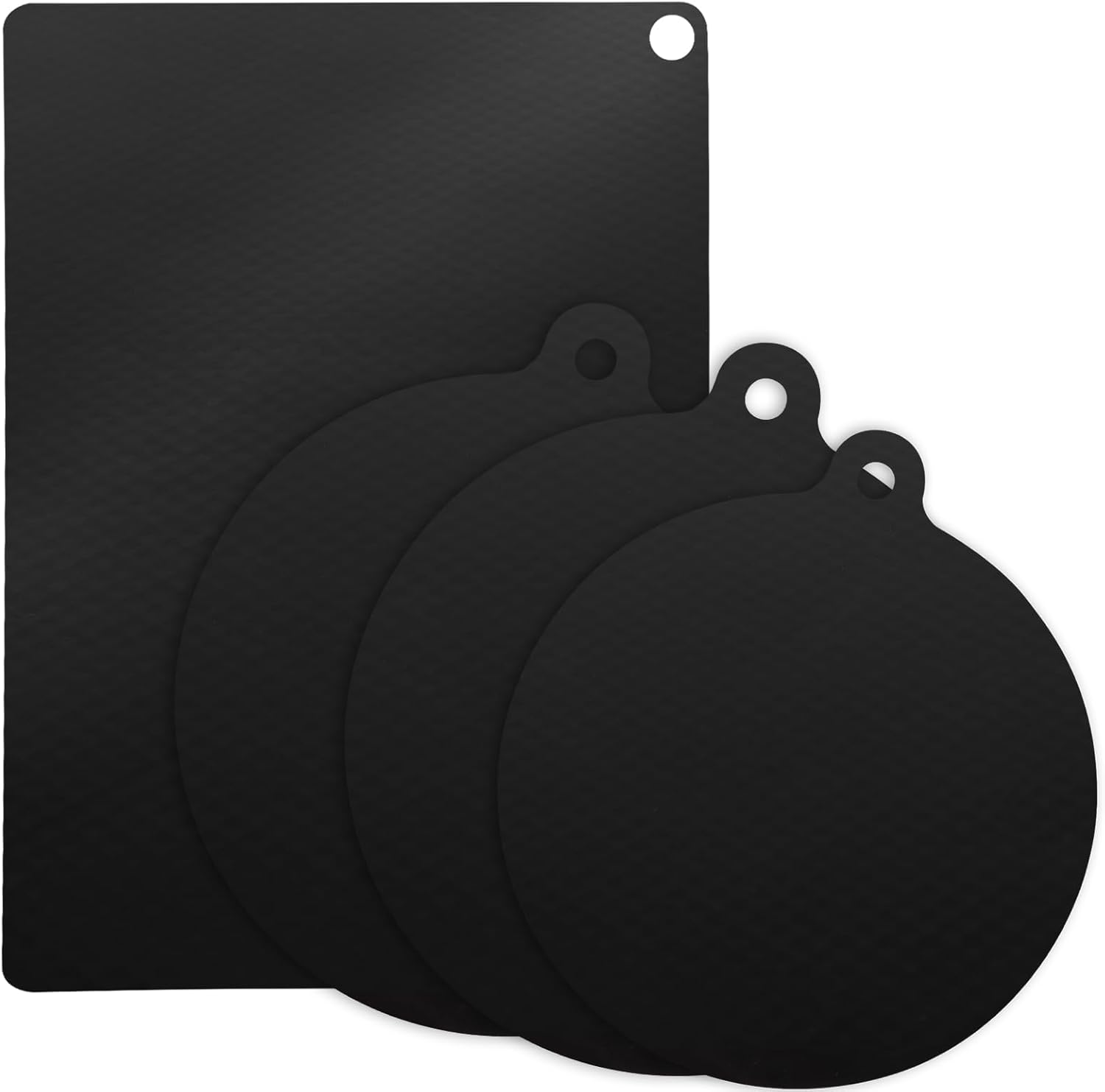 4 Tapis Protection Plaque Induction, 22cm/24,5cm/25X35cm Protège Plaque Induction en Silicone, Résistant à la Chaleur Jusqu'à 260 °C, Résistants à l'huile, Faciles à Nettoyer