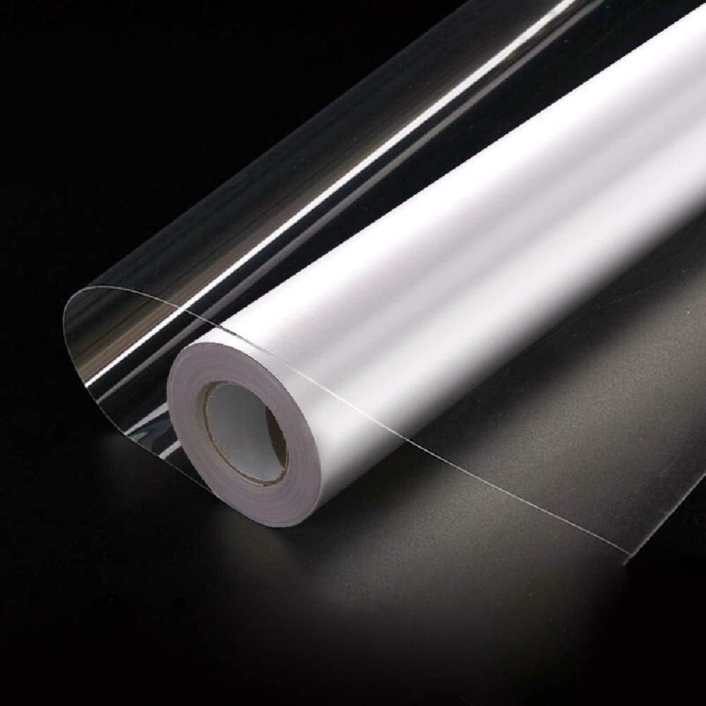 Film Adhesif Transparent pour Meuble 40X300cm, Papier Film Transparent Autocollant pour Cuisine, Rouleau Vinyle Adhesif, Decoratif pour Meuble Cuisine Mur Imperméable 40 x 300 cm