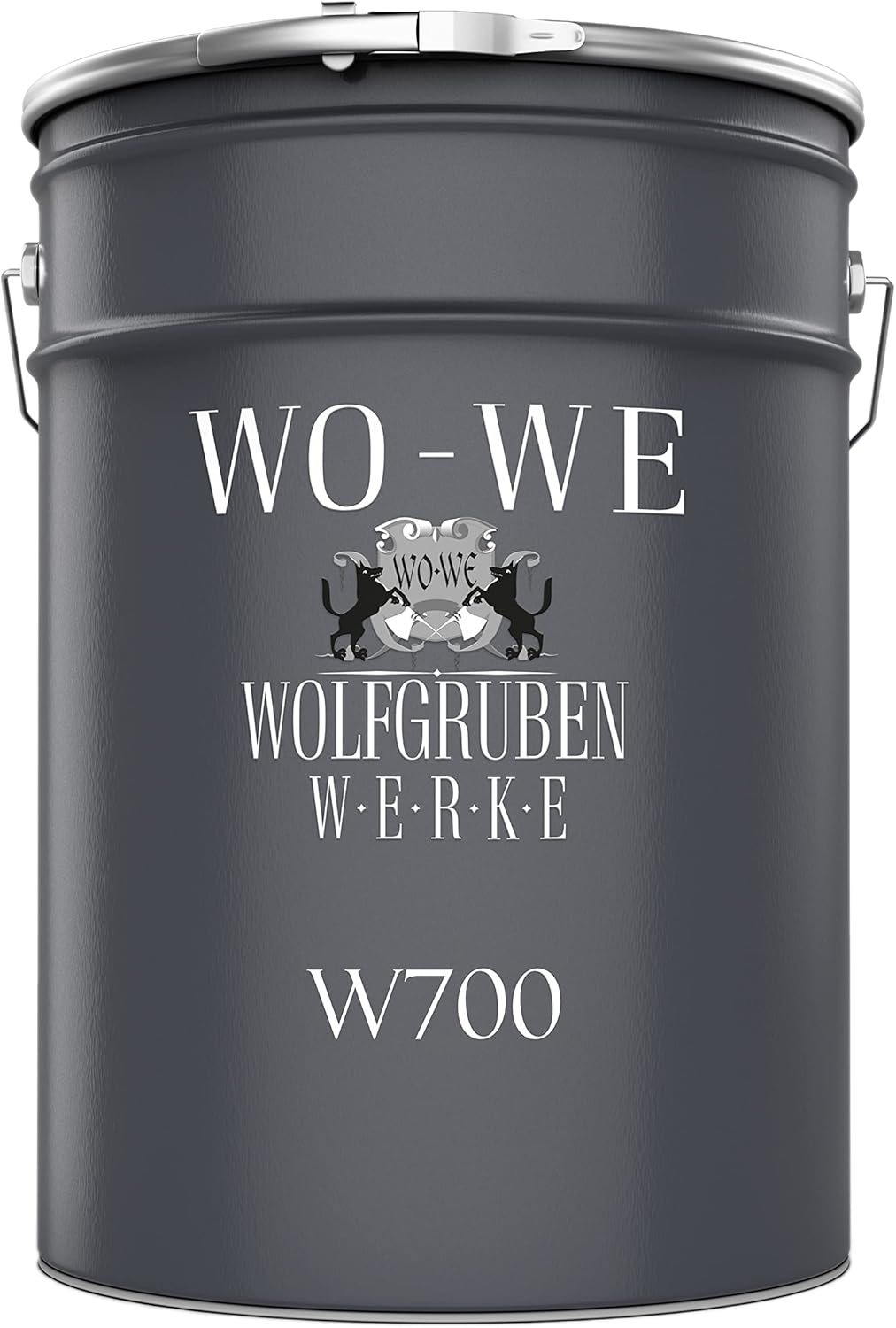WO-WE Peinture Revêtement sol pour béton et ciment W700 RAL 7016 Gris anthracite - 5L Anthracite-gris similaire RAL 7016 5 l (Lot de 1)