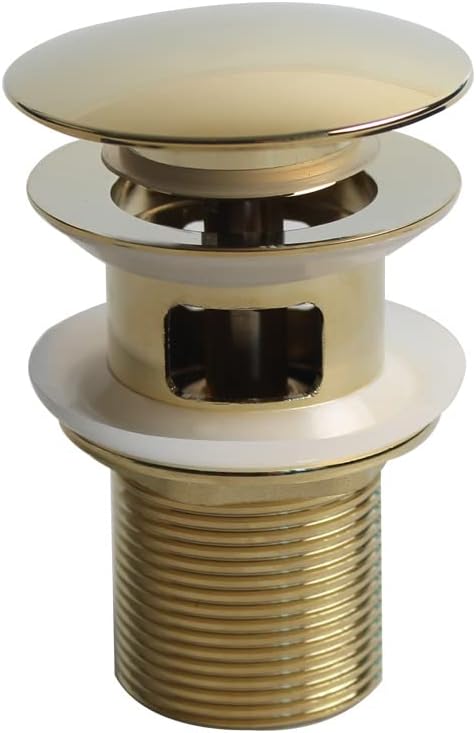 Talea XJ419C004 Bonde de vidage universelle sans trop-plein pour lavabo avec trop-plein, bonde de vidange universelle pour lavabo, pop-up avec trop-plein