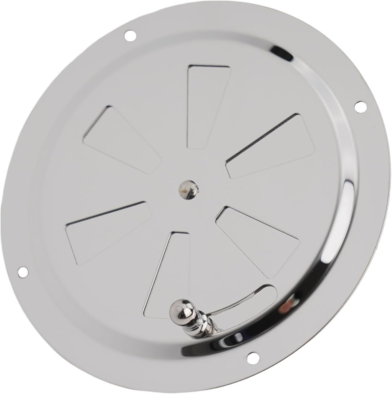 Grille de ventilation réglable en acier inoxydable 316 avec finition miroir pour yachts, camping-cars, bateaux et applications marines (1 pièce) 1PCS