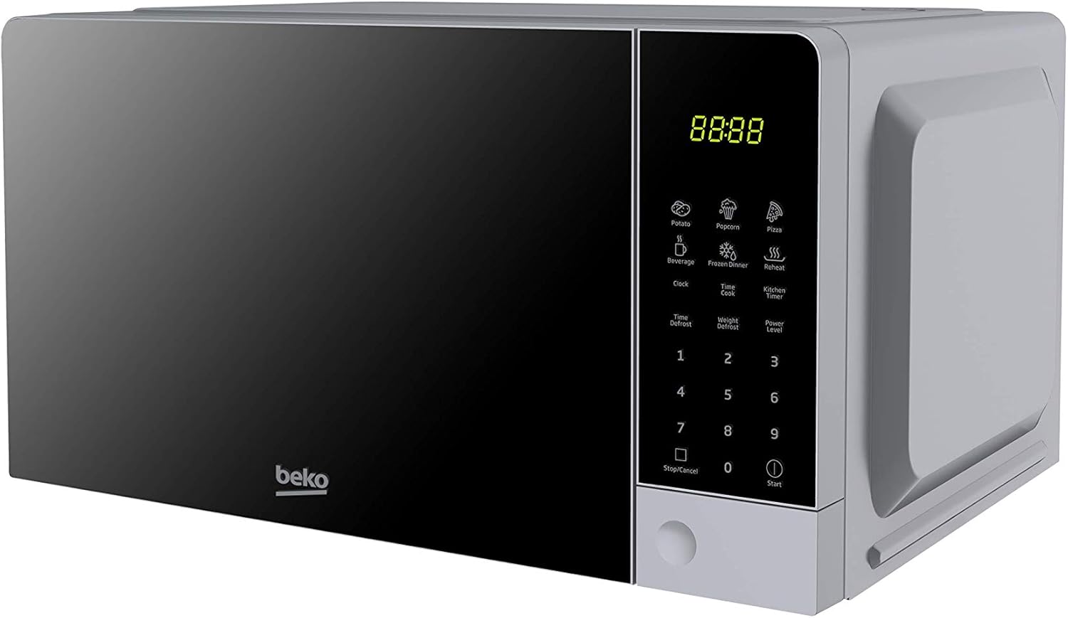 Beko Moc201103S Four à micro-ondes 20 L, numérique, argenté