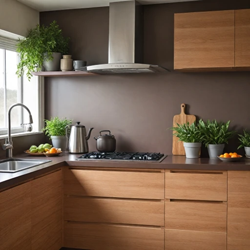 Les nuances du choix de la couleur brun pour votre plan de travail de cuisine