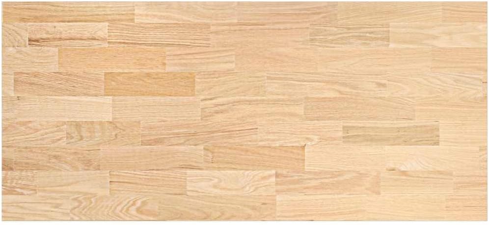 Tomostar Plan de Travail Cuisine, Plateau de Meubles Bas de Cuisine Bois de chêne Massif rectangulaire