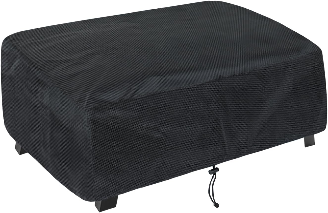 Bruwaa Housse de Protection pour Plancha, Dimension 60 x 45 x 25 cm,Imperméable et résistant,Facile à Installer avec Cordon de Serrage,Housse Plancha Universelle - Gazinière - Barbecue d’Extérieur 420D 60x45x25cm