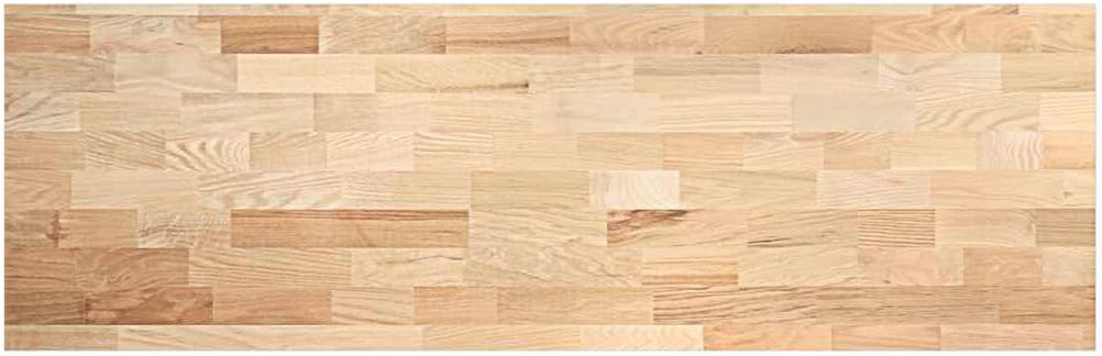 Plan de travail de cuisine bois de chêne massif rectangulaire, plan de travail, plan de travail de cuisine, plan de toilette, comptoir 200 x 63.5 x 2.7 cm