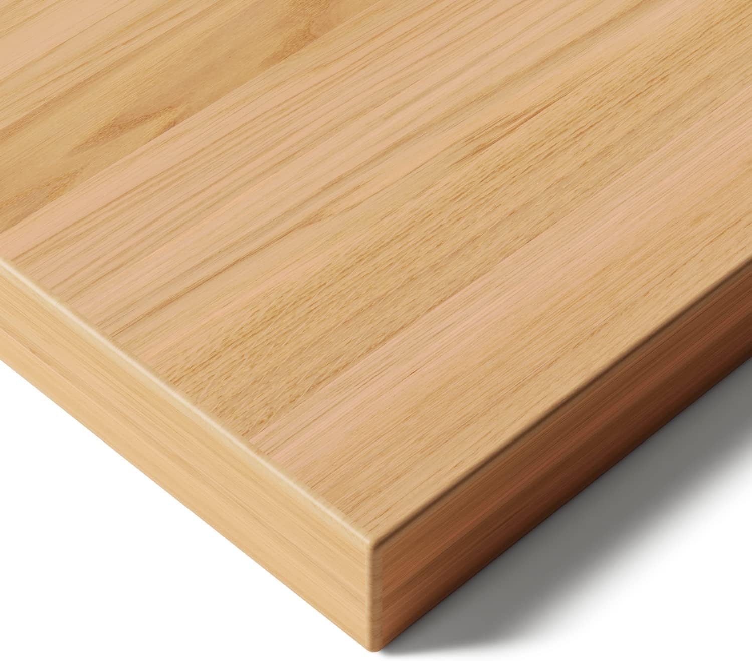 Plateau de Table - Fabriqué en Europe - Stable et Durable - 25 mm - 160 x 80 cm - Idéal pour Bureau réglable en Hauteur et Table à Manger, etc - en Bois de chêne Chêne 160 x 80 cm