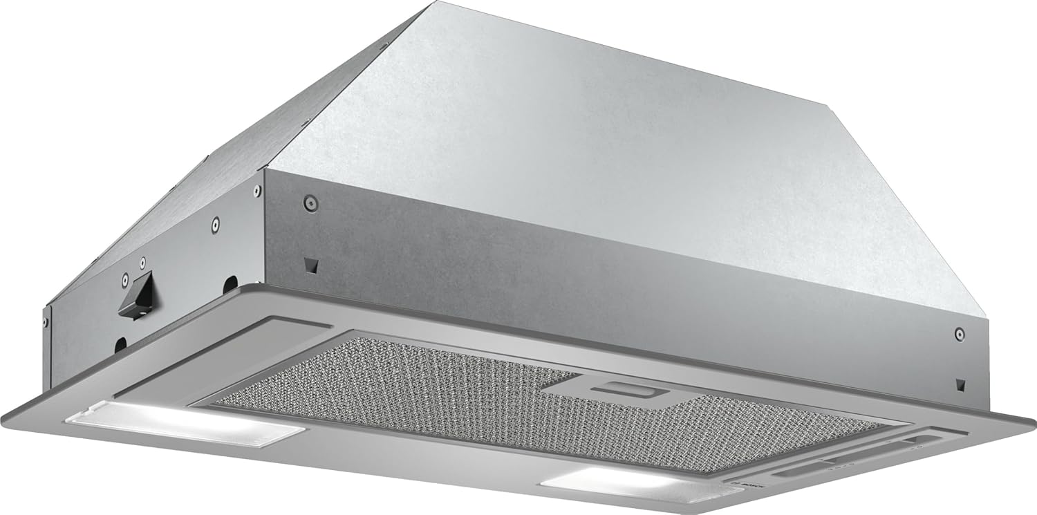 DLN53AA70 Hotte Groupe filtrant Série 2 encastrable, 1 moteur et 3 vitesses d'aspiration, Eclairage LED, 53 cm, Anthracite