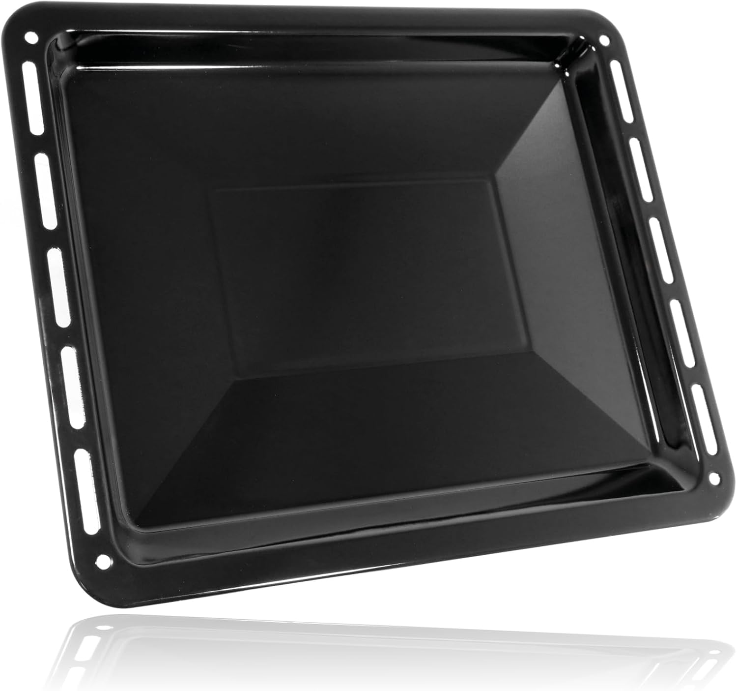 Grande Plaque de Cuisson en Émail Vitreux, Plats à Rôtir, Compatible avec Kenwood, Logik, Bush & Montpellier (455 mm x 370 mm)
