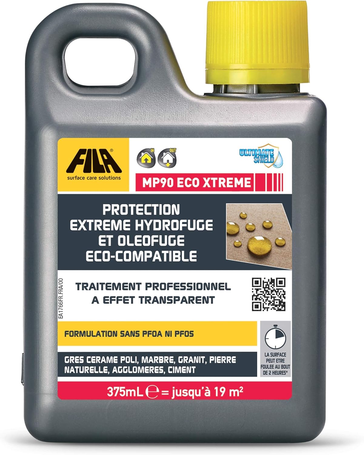 , MP90 ECO XTREME, Protecteur pour la Pierre, le Marbre, le Quartz, le Granit, le Béton, le Grès Poli, 375 ml 375 ml (Lot de 1)