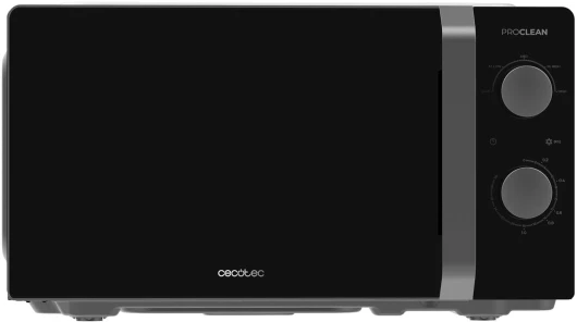Micro-ondes Proclean 2010 Inverter - Micro-onde avec Technologie Inverter, capacité 19L, 700W, 5 niveaux de puissance, plateau tournant 245mm, minuterie 30 min et avertissement sonore - Manuel Noir
