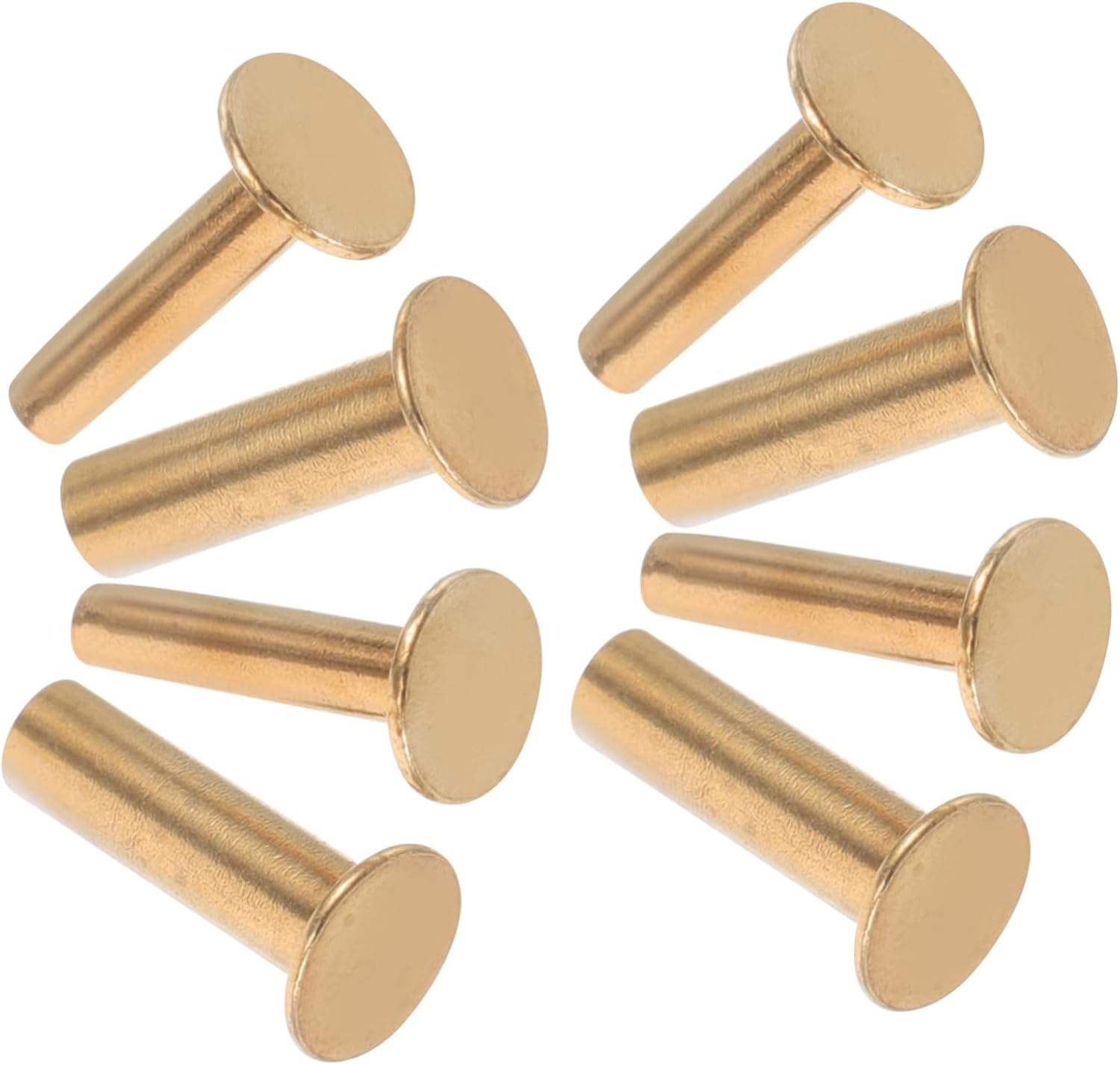 Rivets En Acier Inoxydable Pour Manche De Couteau Kit De 4 Paires Outil De Bricolage Pour Réparation De Couteaux Fixation Solide Pour Manches En Accessoire Pour Chefs Et Amateurs Cuisine Doré