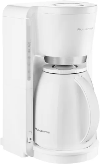 CT380110 Cafetière Filtre Adagio Isotherme 8-12 Tasses Verseuse Anti-Goutte Maintien au Chaud 4 Heures Café Blanc