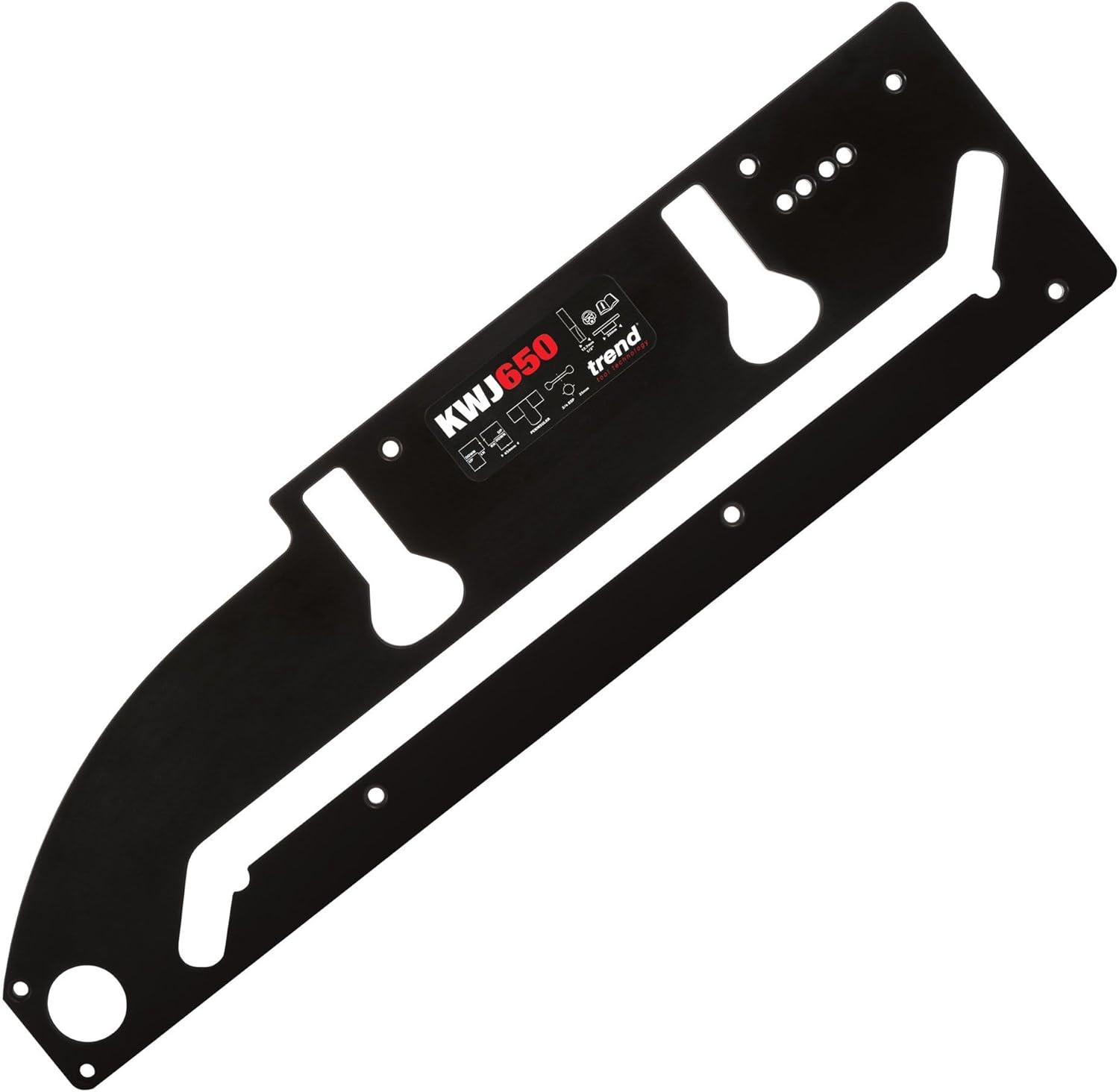 Gabarit de fraisage pour plan de travail de cuisine avec découpe péninsulaire, pour plan de travail jusqu'à 650mm, KWJ650 Artisanat