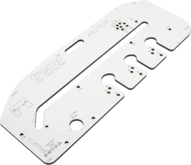 KWJ700/A Gabarit de Fraisage pour Plans de Travail de Cuisine 700 mm, Assemblages en Mitre Mason, KWJ700/A