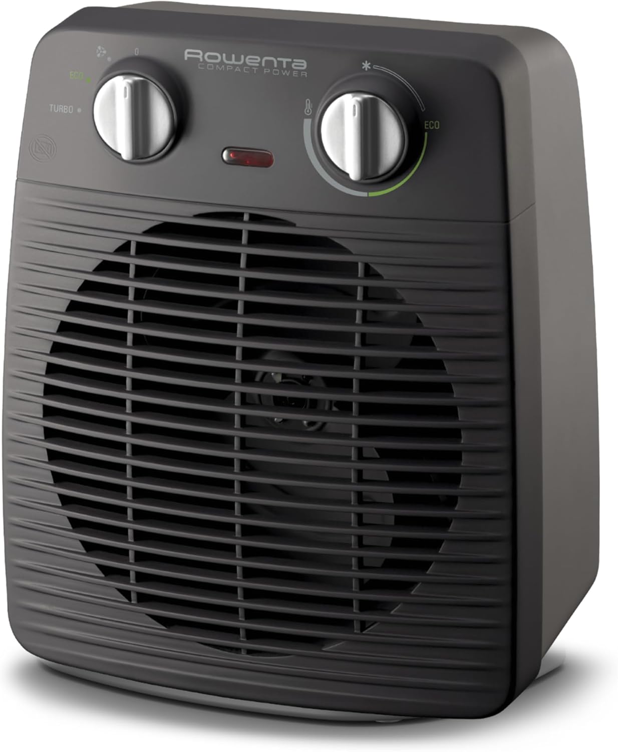 Compact power Radiateur soufflant, Puissant 1000W/2000W, Compact, Large émission de chaleur, 59dB(A) SO2210F0 Noir - Ancien Modèle