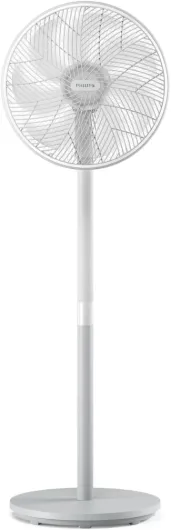 Philips Ventilateur sur pied Série 2000 - Puissant et ultra-silencieux - Technologie SilentWings - 19 dB Ventilateur de Table/sur Pied - Inclinable et Rotatif - Blanc - (CX2550/00) Blanc Ventilateur sur pied