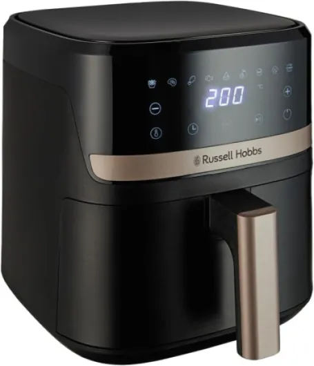 Air Fryer Rapid Air 4,3L (Ultra compact, Silencieux) Friteuse sans huile (Cuit, gril, rôtit et plus, économe, tactile, rapide, arrêt auto, pièces antiadhésives, lave-vaisselle) 27610-56