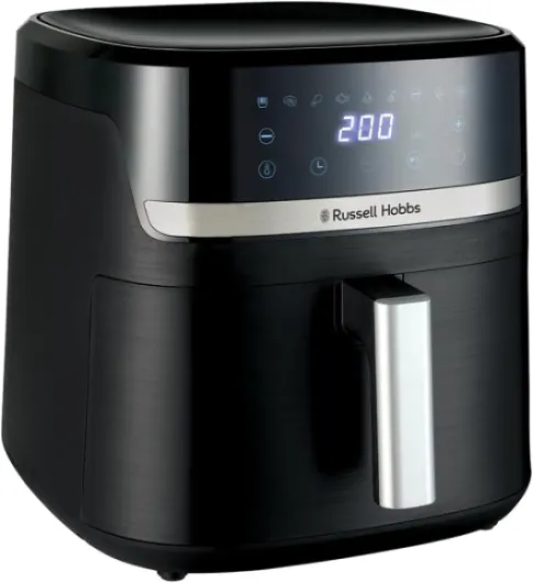 Air Fryer XXL 8,3L Rapid Air (Compact, Silencieux, Pizza Ø 26cm) Friteuse sans huile (9-en-1, Cuit, gril, rôtit et plus, économe, tactile,arrêt auto, compatible lave-vaisselle) 27632-56