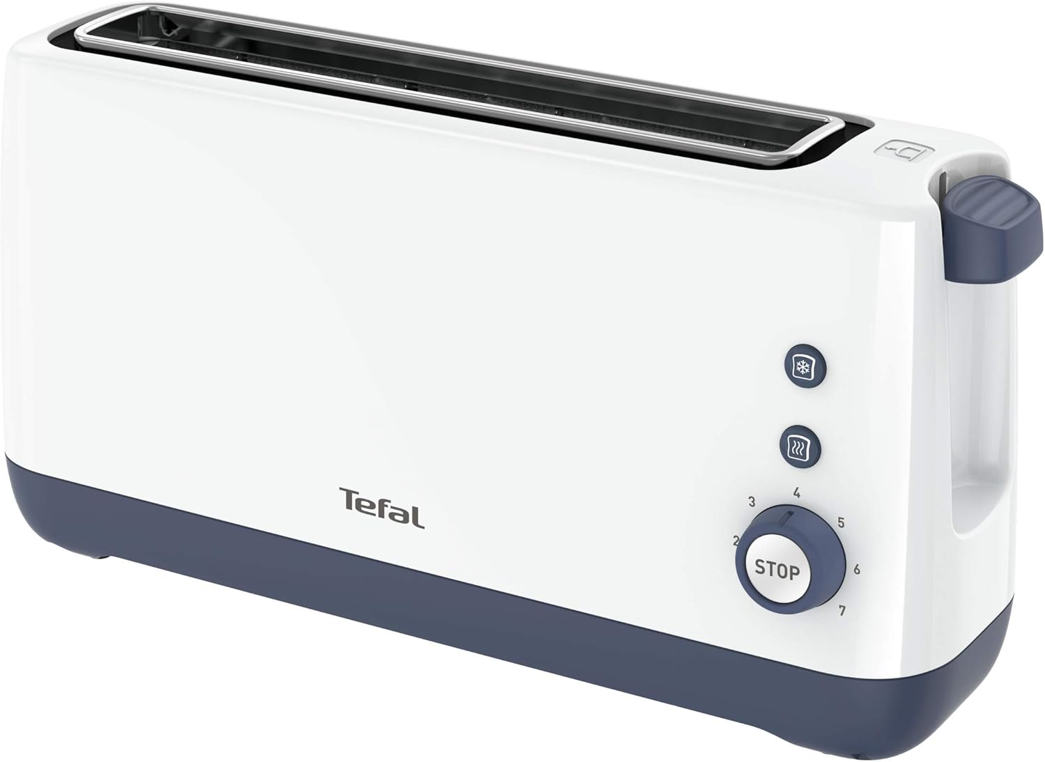 Toaster Minim TL302110 Grille Pain Compact Une Fente Blanc