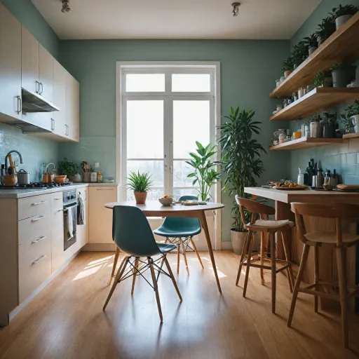 Optimisez votre espace avec la chaise de cuisine Songmics