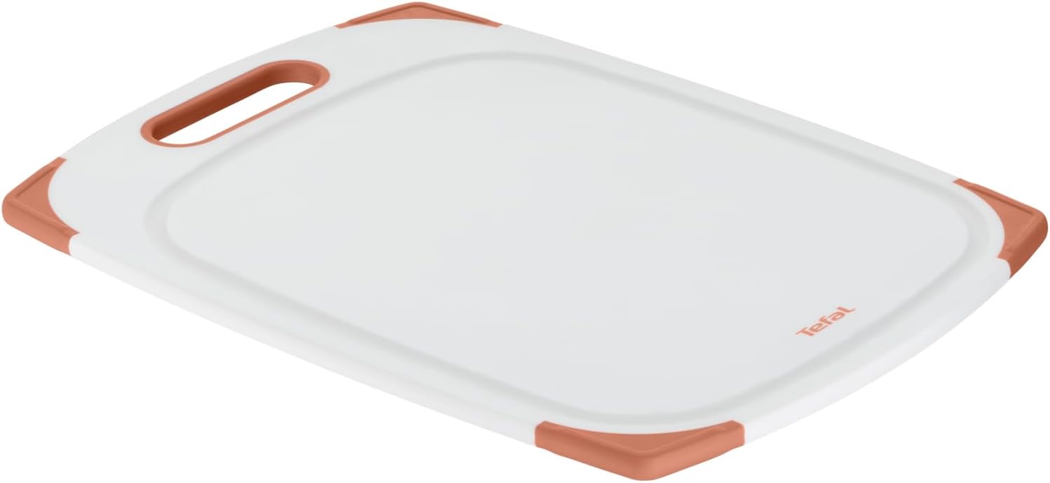 Planche à découper plastique, Antidérapante, Compatible lave-vaisselle, Robuste, Poignée, Rainure à jus, Fresh Kitchen K2084004