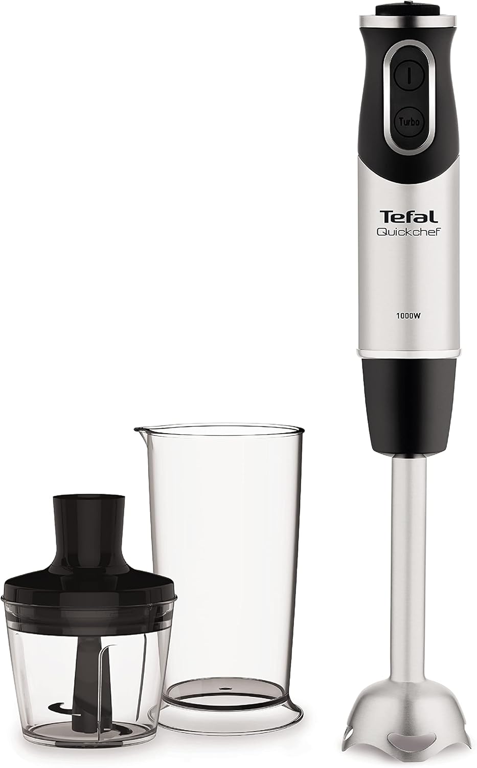 HB6598 blender 0,8 L Mélangeur par immersion 1000 W Noir, Acier inoxydable