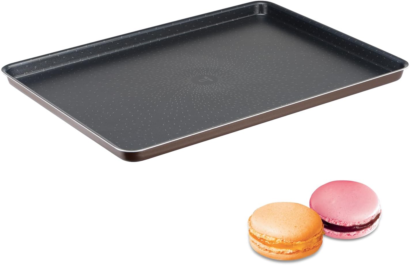 Success Plaque à pâtisserie 38x28 cm, Revêtement antiadhésif sûr, Aluminium 100% recyclé, Fabriqué en France, Chocolat J5547002 38 x 28 x 1,7 cm Unique