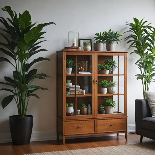 Optimisez votre espace avec un meuble haut vitrine