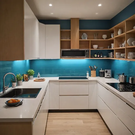 Optimiser votre espace avec un meuble d'angle haut dans la cuisine
