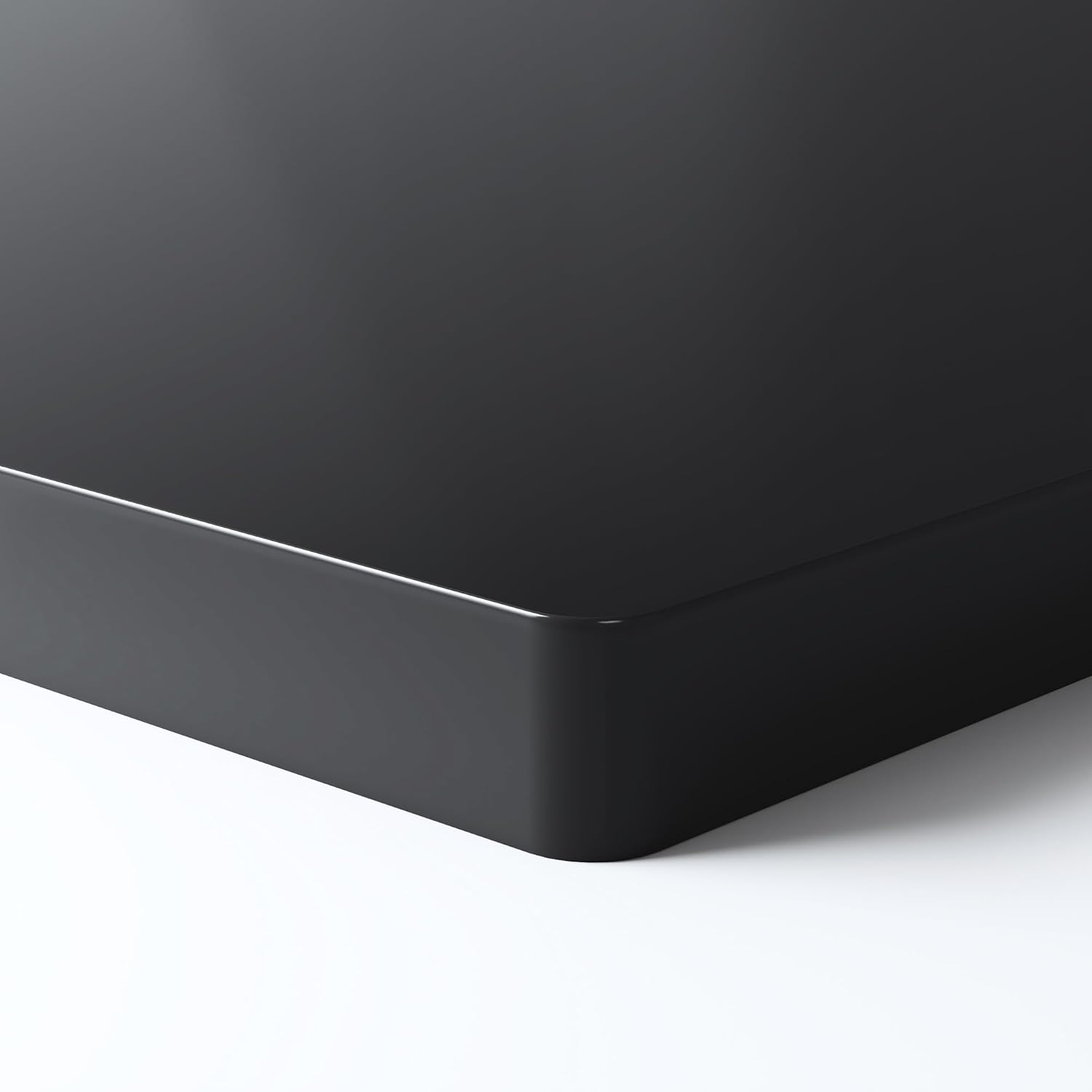 Plateau Stable de 100x60cm- Planche Rectangulaire DIY pour Bureau Réglable en Hauteur (Noir) 100x60cm Noir