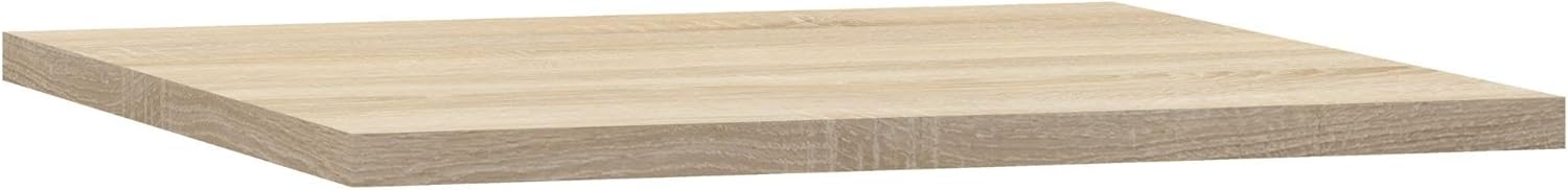 Plan de Travail de Cuisine Olivia - Couleur Neutre - pour Meubles Bas - Robuste - Facile d'entretien - Résistant à l'usure - Chant ABS Chêne Sonoma 60x60 cm