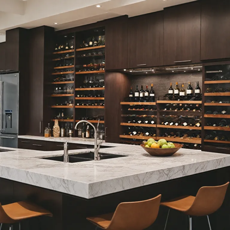 Intégrer une cave à vin encastrable dans votre plan de travail de cuisine : conseils et astuces
