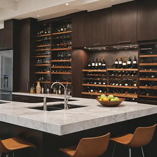 Intégrer une cave à vin encastrable dans votre plan de travail de cuisine : conseils et astuces