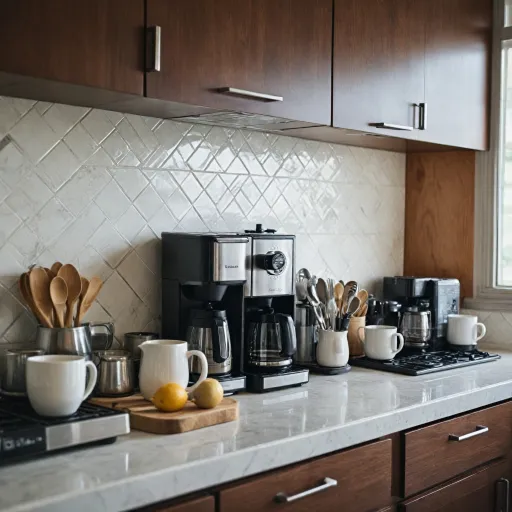 Bien choisir sa cafetière pour un plan de travail de cuisine adapté