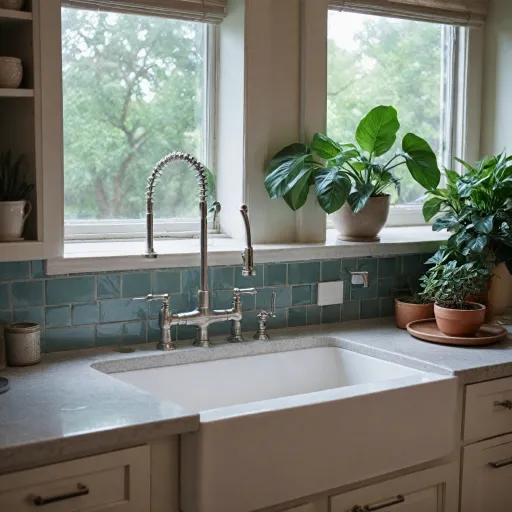 Comment choisir un évier avec égouttoir adapté à votre plan de travail