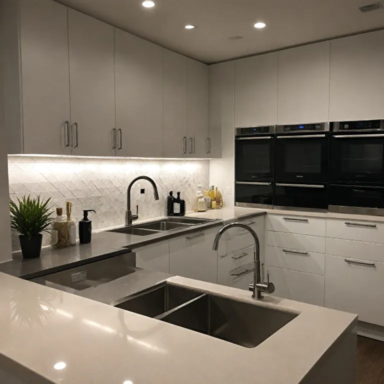 Optimiser l’espace avec un évier d’angle sur votre plan de travail