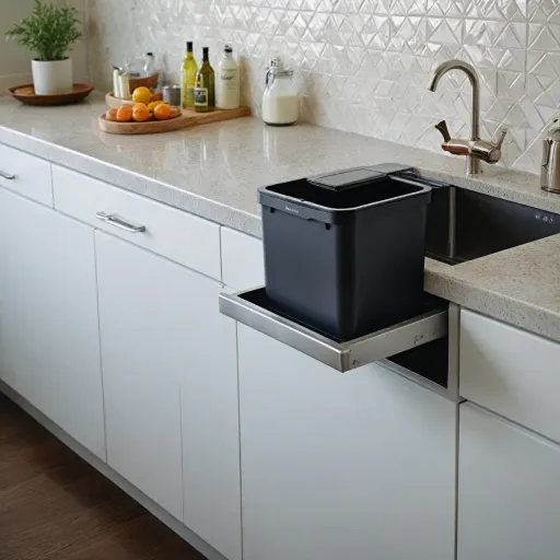 Comment choisir une poubelle à ouverture automatique adaptée à votre plan de travail