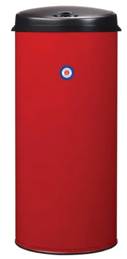 Poubelle de cuisine automatique 45L Fabriqué en France - SENSITIVE Rouge Moyen