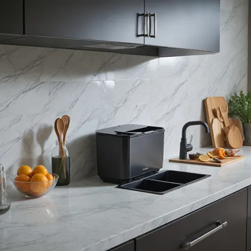 Comment choisir une poubelle triple compartiment pour un plan de travail de cuisine