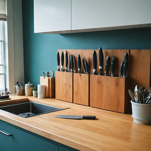 Comment bien choisir son porte couteaux pour un plan de travail fonctionnel
