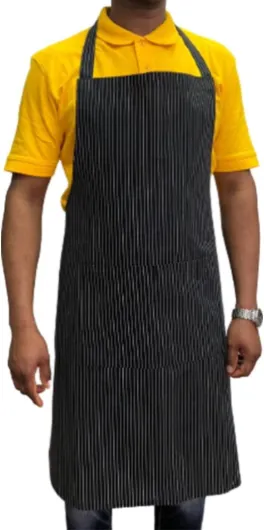 Tablier de cuisinier, unisexe, durable, confortable avec poche avant, lavable pour cuisine, bar, restaurant, boucher et restauration Riga