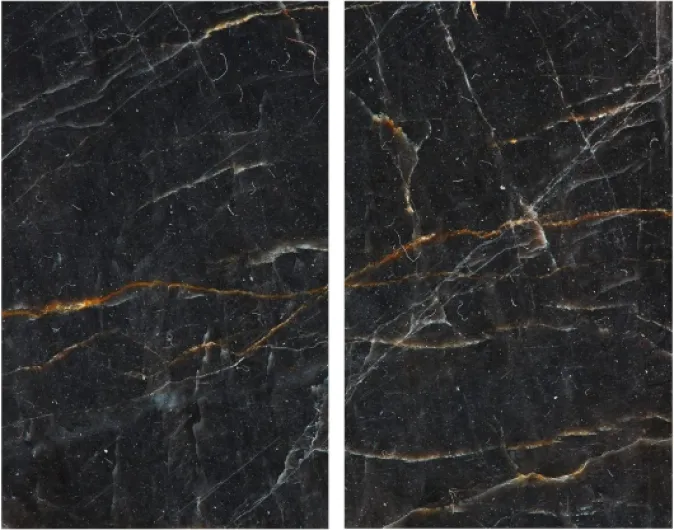 Allstar Protection plaque de cuisson "Marbre", couvre plaque, pour toutes les plaques, planche à découper et extension plan de travail, lot de 2, verre trempé effet marbre, 30x52 cm, multicolore