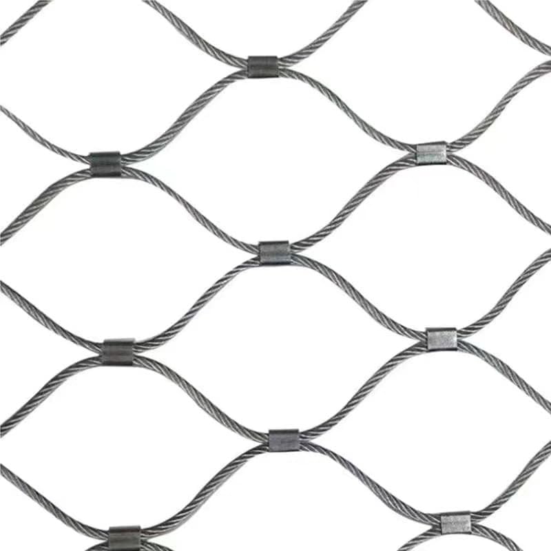 Grille Métallique Maille Toile INOX,Filet de Clôture en Acier Inoxydable-Grille Métallique 10cm,pour Filet de Protection Contre Les Chutes en Hauteur Terrasse Lieu Pittoresque