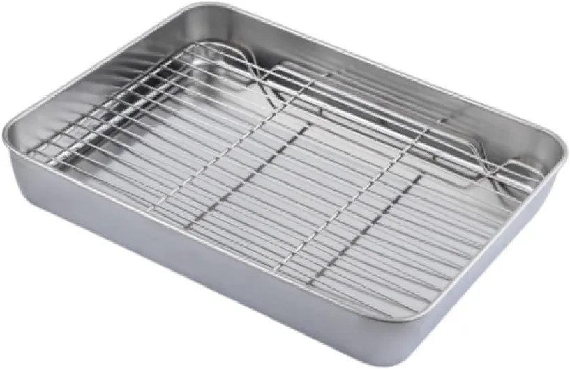 Plaque de Cuisson Japonaise en Acier Inoxydable Profonde Antiadhésive pour Barbecue Ustensiles Cuisine pour Pâtisserie et Cuisson Multifuntionnelle